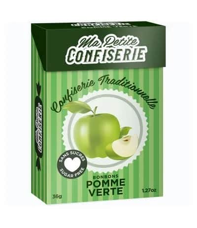 Bonbon Pomme Verte 36.5g Sans Sucre
