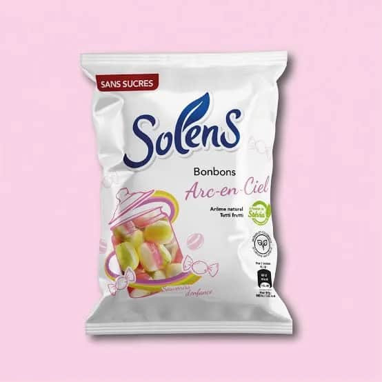 Bonbons Arc-en-Ciel Sans Sucre 100g