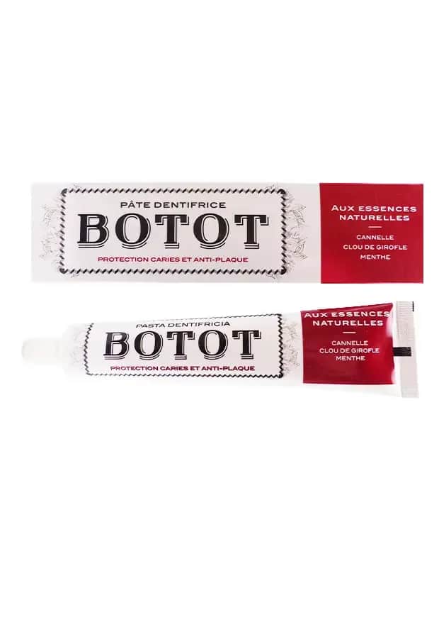 Botot Dentifrice ROUGE (Cannelle/Clou girofle/Menthe) 75ml