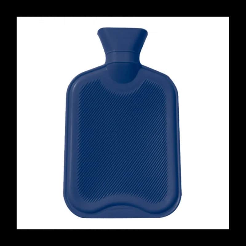 Bouillotte Caoutchouc naturel 2 litres Bleu