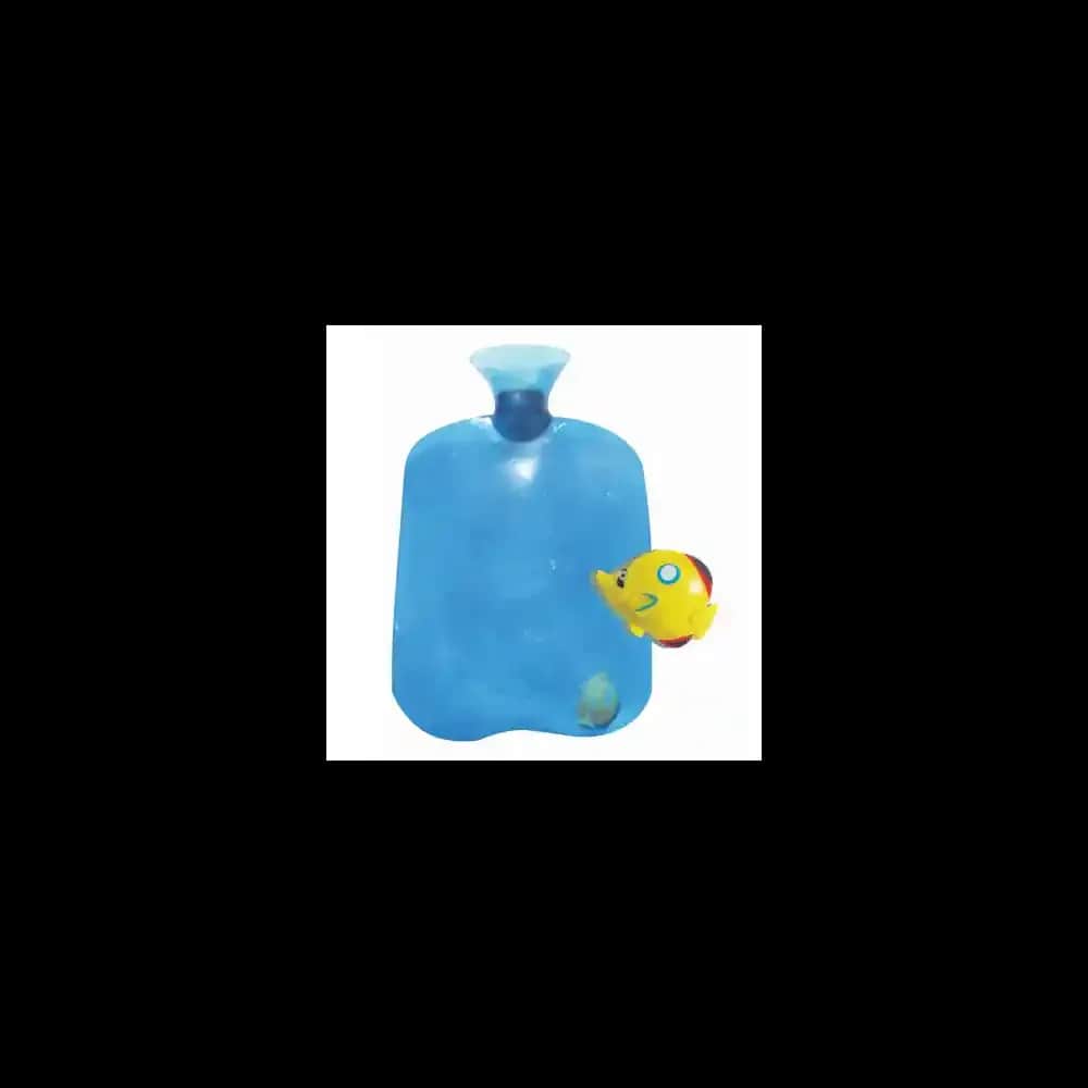 Bouillotte Caoutchouc naturel 2 litres Bleu Poisson