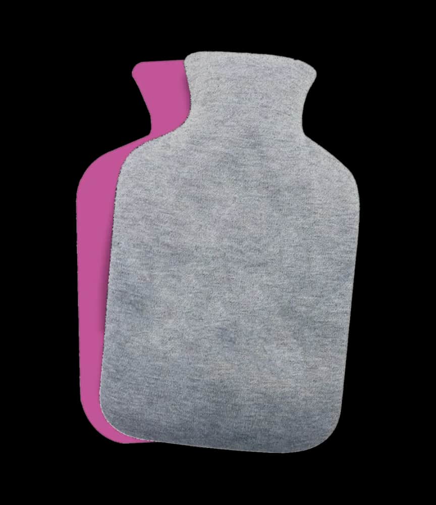 Bouillotte Polaire grise 2 litres