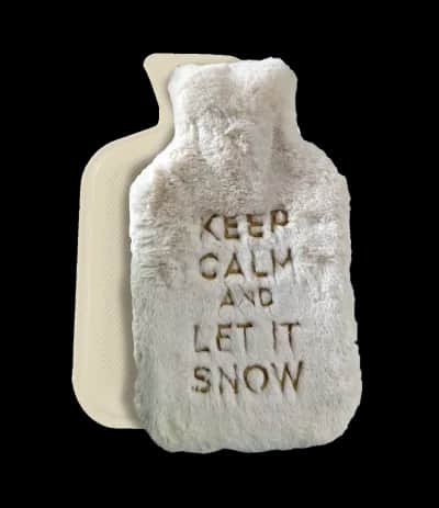 Bouillotte Polaire Keep Calm 2 litres