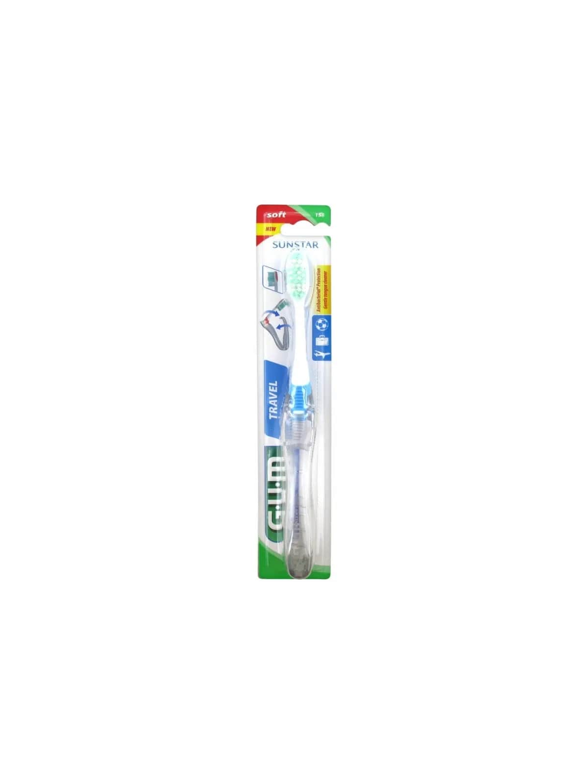 Brosse à dents Voyage Souple Compacte 4RG 158