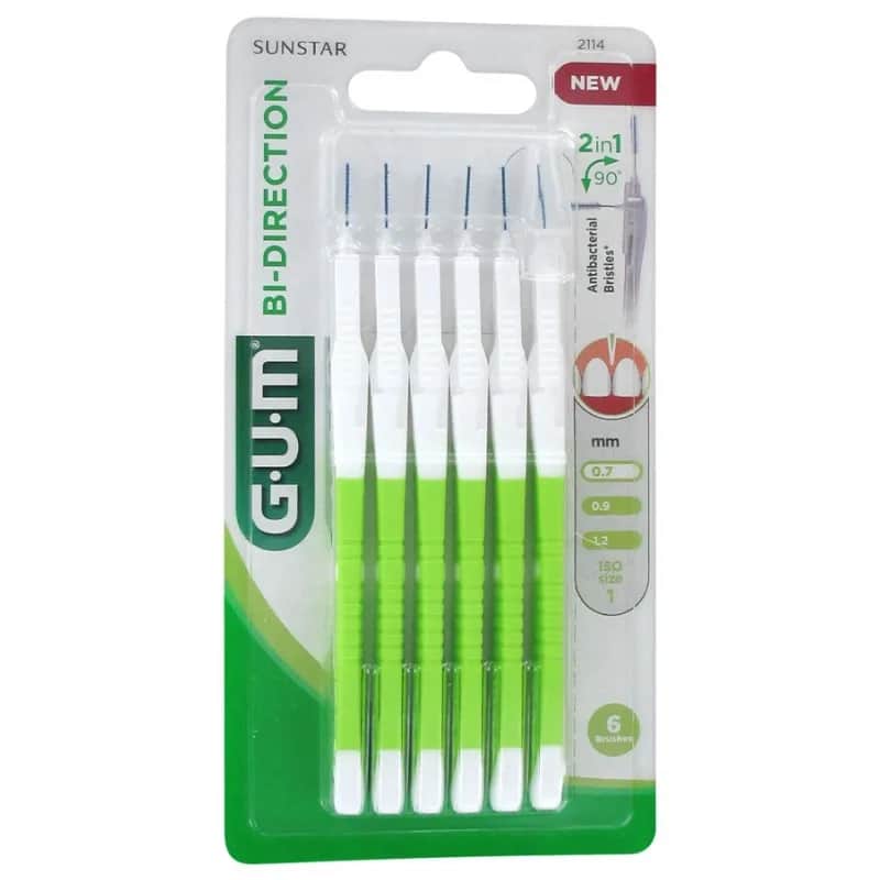 Brossette Interdentaire Bi-Direction 0.7mm x6 2114