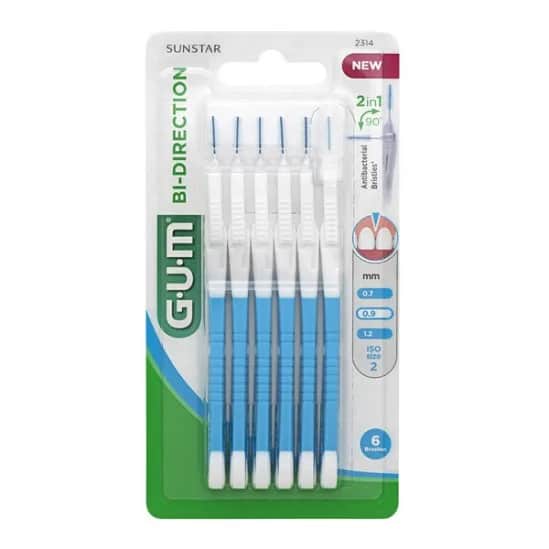 Brossette Interdentaire Bi-Direction x6 2314