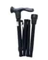 Canne Anatomique Réglable Gauche Noire AQ028G