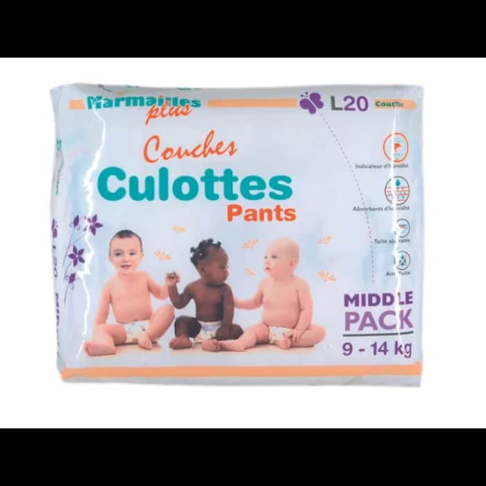 Couches culotte Pants 9/14 kgs 20 unités