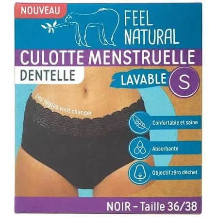 Feel Natural Culotte menstruelle DENTELLE S 36/38