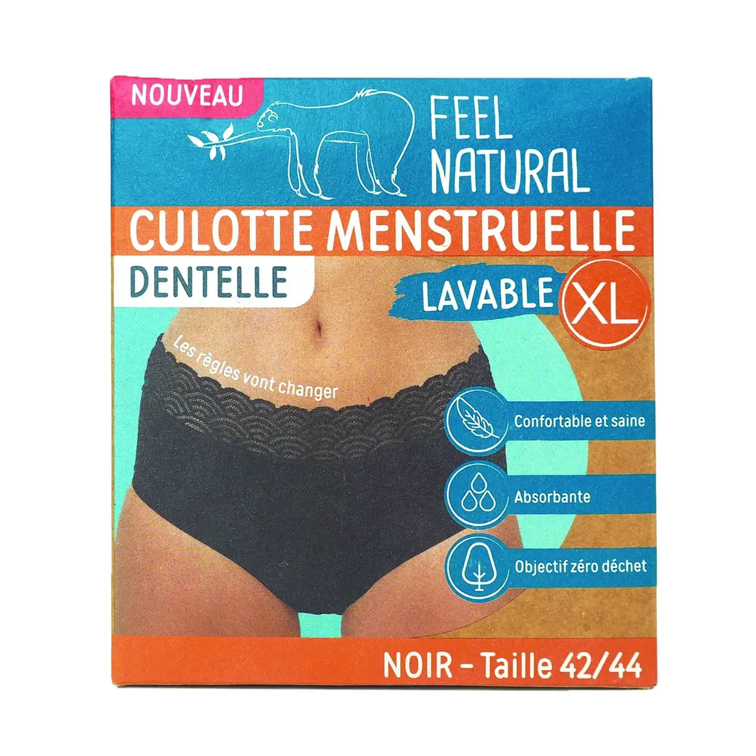 Feel Natural Culotte menstruelle DENTELLE XL 42/44