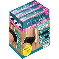 Feel Natural Culotte menstruelle DENTELLE XS 34/36 Lot x3