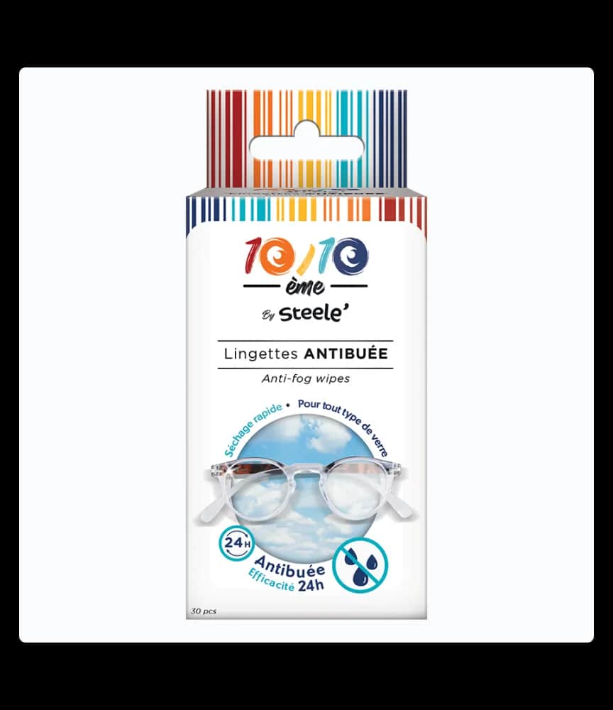 Lingette STEELE anti-buée 30u
