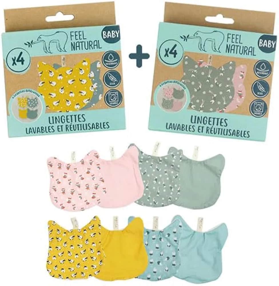 Lot 4 lingettes bébé Olaf