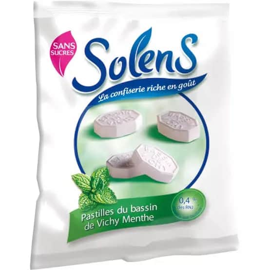 Pastilles Vichy Menthe Sans Sucre 100g
