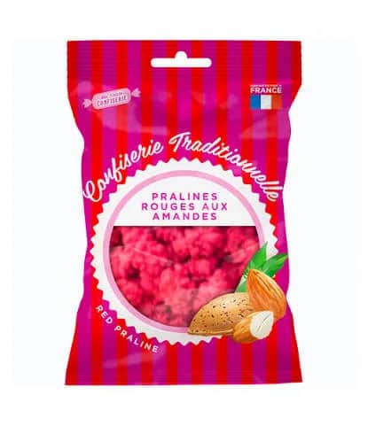 Pralines Rouges aux Amandes 100gr