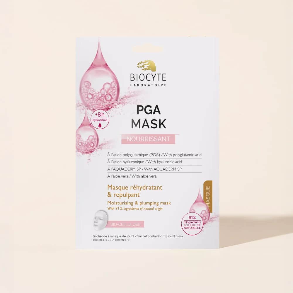 Masque PGA (bio-cellulose et acide polyglutamique)